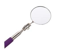 Parliky Telescoping Inspection Mirror for Vehicles with Round Reflective Surface Flexible Rotation Stick for Automotive Repair Mechanics Design for Underbody and Welding Inspection