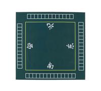 Parliky Thick Silent Mahjong Mat Square Polyester Table Cover Noise Reduction Anti-slip Gaming Tabletop Protector for Mahjong Poker Dominoes and Board Games