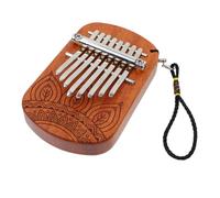 Parliky Tone Mini Kalimba Finger Piano with Patterned Wood and Build Portable Thumb Piano Musical Instrument for Beginners and Adults Ergonomic Design with Clear Resonant Sound