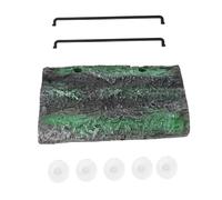 Parliky Tortoise and Turtle Basking Platform Fish Tank Simulation Bark Terrace Pet Terrace Easy to Fish Tank Ornament