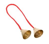 Parliky Touch The Bell Tambourine Professional Tambourine Chinese Drummer Handheld Ringtones Tassel Hanging Decoration Wedding Tambourine Portable Tambourine Round Drummer Drum Copper
