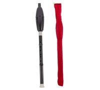 Parliky Traditional Bawu Wind Instrument for Beginners Resin Vertical Flute with Storage Bag for Music Lovers of All Ages National Woodwind Musical Instrument Key