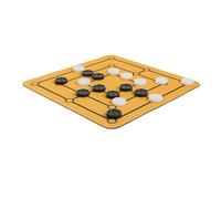 Parliky Traditional Nine Mens Morris Board Game for Family Party Portable Desktop Chess Board with Strategic Thinking Skill Development Multifunctional Mouse Pad for Holiday Gatherings and