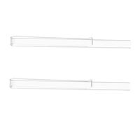 Parliky Transparent Acrylic Sheet Music Clips Clear Page Holders Music Stand Accessories for Musicians Composers Portable Practical Gift