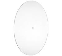 Parliky Transparent Acrylic Turntable Mat with Non-slip Base Vinyl Record Slipmat for Enhanced Sound Clarity and Stable Playback Decorative Slip Mat for Record Players