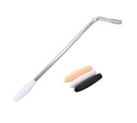 Parliky Tremolo Arm Instrument Replacement Guitar 6mm Whammy Bar Arm Thread for String Tension and Tremolo Effects with 3 Tips Silver Metal Adjustable Handle for Electric Guitar