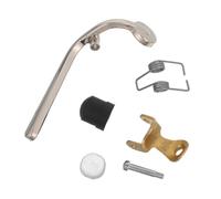 Parliky Trombone Drain Valve Key Copper Water Spit Valve Assembly for Alto Tenor Wind Instruments Replacement Parts with Antislip Design for Efficient Moisture Management and Maintenance
