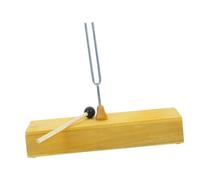 Parliky Tuning Fork Wooden Resonance Box Musical Instrument Tuner Acoustics Vibration Experiment Tool for Adults and Boys and Girls Random Color