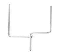 Parliky U Shaped Drum Mounting Rod for Cowbell Iron Material Wear Resistant Universal Fit for Percussion Instruments Portable Design