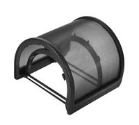 Parliky U-shaped Microphone Windscreen Shield for Handheld Mic Pop Filter Cover Easy Install Mesh Windshield Clear Sound Protection for Recording and Live Broadcast Black