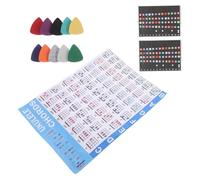 Parliky Ukulele Beginner Learning with Felt Picks and Fretboard Stickers Quick Music Theory Guide for Dad Multi-style Chord Chart for Soprano and Concert Ukuleles for Personal Practice and