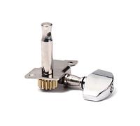 Parliky Ukulele Tuning Pegs Machine Heads 2L 2R Nickel Surface Chrome Adjustable Tuning Accessories for Ukulele Strings for DIY Projects