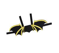 Parliky Unique Halloween Pet Bat Wings Chest and Back Costume Dog Cat Apparel Small Pet Outfit