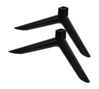 Parliky Universal Tv Stand Base Pedestal with Screws for Lcd LED Televisions, Sturdy Pp Material Legs with Simple Elegant Appearance, Reliable Tabletop Tv Holder for Home Desktop