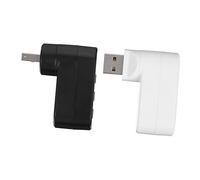 Parliky Usb 2.0 3-port Hub Splitter Adapter for Laptops and Desktops Plastic Usb Multi Hub with High-speed Data Transfer for Office and Travel Black and White