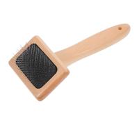 Parliky Versatile Wool Needle Felting Brush Hand Felting Brushes with Wooden and Iron Materials Felt Project Supplies Suitable for Pets Dogs
