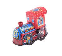 Parliky Vintage Clockwork Tin Train Lightweight Wind Up Antique Style for Boys and Birthday