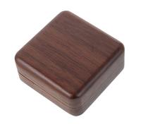 Parliky Walnut Guitar Pick Wooden Box Mini Portable Plectrums for Acoustic Bass Ukulele for Beginners and Music Lovers