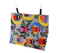 Parliky Warm Hanging Parrot Bed Nest Soft Bird Hammock Tent for Budgies Cockatiels Lovebirds African Grey Cozy Hideaway Sleeping House with Easy Maintenance and Stylish Design