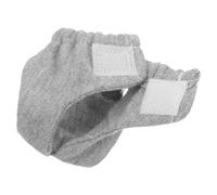 Parliky Washable Small Pet Diapers for Squirrels and Sugar Gliders Reusable Grey Polyester Nappies for Waistline High Absorbency Physiological Underwear for Travel and Potty Training