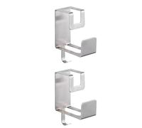 Parliky Washbasin for Wall Storage 2pcs Stainless Steel Wall Hanger | Silver Finish, Multipurpose Holder, Space Saving Hanging Hook, No Wall Damage, Household Basin Support