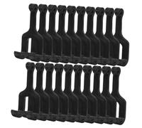 Parliky Watermelon Vine Support 20pcs Stem Support Hooks for Home Garden Trellis Systems, PP Black Reusable Plant Trellis Accessories for Melon, Gourds, Enhanced Air Circulation