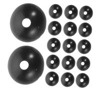 Parliky Waterproof Tent Poles Protection Caps Black Pvc Material 20pcs Awning Clips Multipurpose Outdoor Accessories for Rv Canopy Tarp Clamps for Outdoor Activities