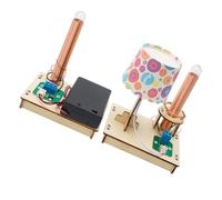 Parliky Wireless Power Transmission DIY Science Kit Stem Educational for Beginners DIY Assembly Kit for Elementary Students Science Circuit Model for Stem Learning and Fun