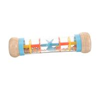 Parliky Wood and Abs Rain Sound Musical Instrument for Early Education Concentration Exercise Percussion Shaker Stick