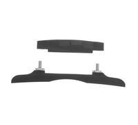 Parliky Wood Mandolin Bridge Replacement Part Easy to Transport and Expressive Sound Black Ebony Material with Delicate Shape for Playing the Go and Gigs