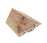 Parliky Wood Rv Wheel Chock for Trailer and Motorhome Heavy Duty Truck Tire Stabilizer Block Non-Slip Hardwood Stopper for Small and Large Vehicles Easy Installation Wheel Stopper