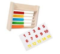 Parliky Wooden Abacus with Beads and Number Cards for Preschool Math Learning Educational Counting Tool for Boys and Early Arithmetic Development