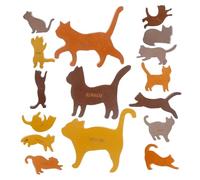 Parliky Wooden Animal Balance Blocks Kitten Stacking Montessori Educational Puzzle for Early Learning Brain Development Interactive Creativity Building