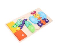 Parliky Wooden Animal Growth Puzzle for Preschool Educational Jigsaw Game Develops Spatial Imagination Visual and Logical Thinking Skills High-grade Material for Early Learning Fun