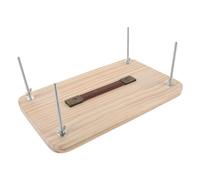 Parliky Wooden Book Press Clamp 32.9×19.9cm Pine Craft Press for Bookbinding Restoration Scrapbooking with Handle Heavy Duty for Home and Office