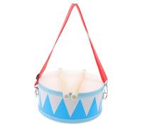 Parliky Wooden Double-sided Snare Drum Educational Percussion Instrument for Ages Enhances Rhythm Hand-eye Coordination and Interaction