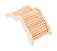 Parliky Wooden Hamster Ladder Climbing Toy Multi-function Rat and Chinchilla Accessory Indoor Hamster Platform Supply for Small Pets