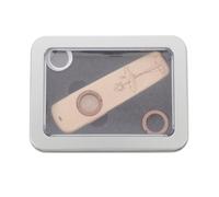 Parliky Wooden Kazoo for Starter Easy to Play Portable Musical Instrument for Ukulele and Guitar, for Musical Enlightenment and Gift, Beginner Friendly Performance Kazoo
