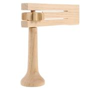 Parliky Wooden Ratchet Noise Maker for Childsafe Percussion Instrument for Sports Events Parties and Birthday Celebrations Promotes Cognitive Development and Early Music Skills