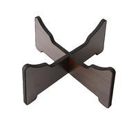 Parliky Wooden Steel Tongue Drum Stand Stable Display Holder for Handpan with Easy Installation Removal - Brown Creative Music Instrument Rack