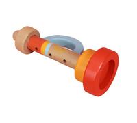 Parliky Wooden Trumpet Musical Instrument Early Educational Orff Music for Preschool Brain Development and Hearing Training Birthday