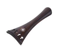 Parliky Wooden Violin Tailpiece with Inlay for Enhanced Resonance and Sound Projection Compatible with Various Models Precision Design for String Alignment Includes Fine Tuning Tool for