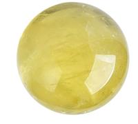 Parliky Yellow Ornament Crystal Sphere Ball Decorative for Home Décor
