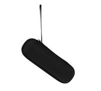 Parliky Zippered Stationery Case and Translation Pen Organizer for Students Black Extended Protective Pencil Bag with Large Capacity for School and Travel