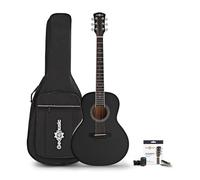 Parlour Electro Acoustic Guitar & Accessory Pack by Gear4music, Black