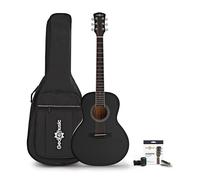 Parlour Electro Acoustic Guitar & Accessory Pack by Gear4music Black