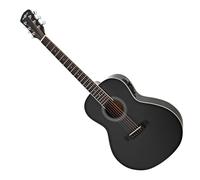 Parlour Left Handed Electro Acoustic Guitar by Gear4music, Black