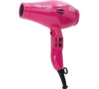 Parlux Advance Light Ionic and Ceramic Hair Dryer in Pink Fuscia. Powerful, Quiet Lightweight Blow Dryer with 2 Speed Controls, 4 Heat Settings & 2 Nozzle Attachments. Made with Recycled Materials.