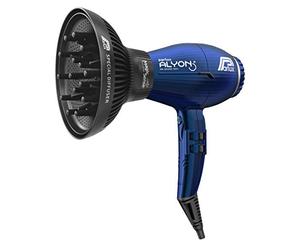 Parlux Alyon Hair Dryer & Diffuser Gift Set In Night Blue. Light, Long Life Professional Hairdryer With Air Ionizer Technology. 2250 W Blow Dryer With 2 Speeds, 4 Temperatures & Magic Sense Diffuser.