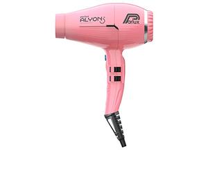 Parlux Alyon Hair Dryer. Light, Long Life Professional Hairdryer with Air Ionizer Technology & 2 Concentrator Nozzles. 2250 W Blow Dryer with 2 Speeds, 4 Temperatures & Cold Shot Button. (Pink)